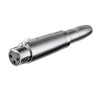goobay 27453 Adaptador XLR, Jack AUX 6, 35 mm Hembra a Hembra XLR