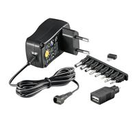 Goobay 3-12V Fuente de Alimentación Universal, Adaptador 1500Ma 18W 9 Enchufe