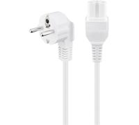 Goobay 30370 cable de transmisión blanco 2 m enchufe tipo f c15 acopl