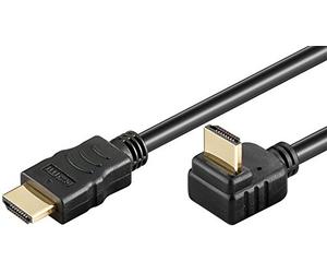 Goobay 31921 - Cable HDMI de alta velocidad con Ethernet, dorado, negro, 1,5 m, longitud de cable 6 mm de diámetro