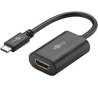 Goobay 38532 USB Adaptador de c, 0,2 m, Color Negro