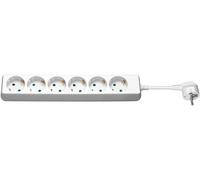 Goobay 38840 base múltiple 5 m 6 salidas ac interior / exterior blanc