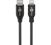 Goobay 39428 cable de conector lightning 0,5 m negro