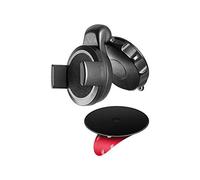 Goobay 40733 - Soporte Fino para Smartphone con Ventosa para el Coche, Montaje fácil y Seguro en el vehículo