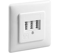 Goobay 43545 TAE-NFF - Caja para empotrar (3 Unidades, conexión por Tornillo)