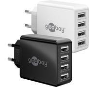 Goobay 44953 cargador de dispositivo móvil universal negro corriente