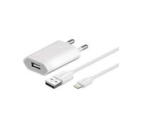 Goobay 45168 Apple Lightning Set de Carga, 1 m, Color Blanco