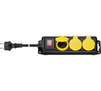 Goobay 45193 base múltiple 3 m 3 salidas ac interior / exterior negro