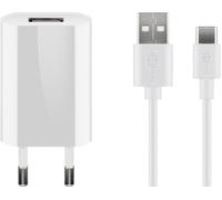 Goobay 45300 cargador de dispositivo móvil universal blanco corriente