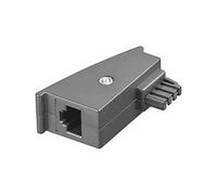 Goobay 45736 TAE RJ-45 Gris Adaptador de Cable - Adaptador para Cable (TAE, RJ-45, Hembra/Hembra, Gris)