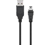 Goobay Cable USB-A 2.0 a Mini USB Macho/Macho 1m Negro