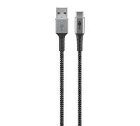 Goobay 49296 cable usb usb 2.0 1 m usb c usb a negro, gris