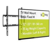 GOOBAY 49730 - Soporte mural para TV, fijo, 32''- 55'', negro