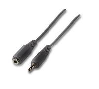 Goobay 50090 cable de audio 5 m 3,5mm negro