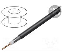 Wentronic 50093-es cable coaxial 100 m coil - negro