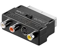 Goobay 50123 - adaptador de euroconector a vídeo compuesto y s-video
