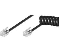 Goobay 50270 cca cable espiral de auricular (aluminio revestido de cob