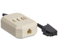 Goobay 50282 cable telefónico 0,2 m beige, negro