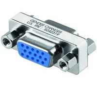 goobay 50299 Gender Changer D-Sub - Enchufe Hembra D-Sub, 15 Polos, Paquete de 10