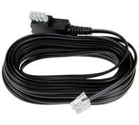Goobay 50307 - Cable de conexión TAE (6 m, conector macho TAE-N a conector RJ macho), color negro