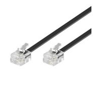 Goobay 50317 - cable modular (2x conector rj11, 4 polos, asignado, 3m)