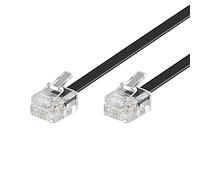 CABLE TELEFONO GOOBAY RJ11 10M NEGRO