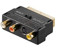 GOOBAY 50499 - Euroconector a vídeo compuesto de audio y adaptador de S-