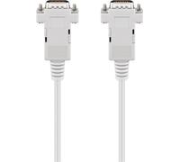 Goobay 50549 cable de serie gris 2 m db-9