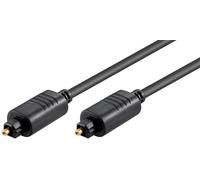 Goobay 50565 - Cable de fibra óptica (2 m, longitud de cable, 5 mm de diámetro), color negro