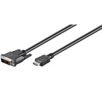 Goobay 50581 adaptador de cable de vídeo 3 m hdmi dvi-d negro