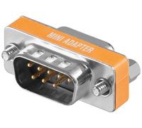 Goobay 50687 cambiador de género para cable d-sub/rs-232 plata