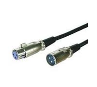 Goobay 50705 cable de audio 2 m xlr (3-pin) negro, metálico