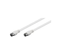 Goobay 50747 - Cable coaxial (IEC, IEC, 1,5 m, Blanco, 75 Ω, 1 pieza(s))