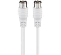 Goobay 50747 - Cable coaxial (IEC, IEC, 1,5 m, Blanco, 75 Ω, 1 pieza(s))