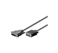 Goobay 50990 - Cable DVI-I/VGA FullHD, niquelado, 2 m de longitud