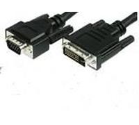Goobay 50991 adaptador de cable de vídeo 3 m dvi-i vga (d-sub) negro