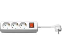Goobay 51083 base múltiple 3 m 3 salidas ac interior blanco