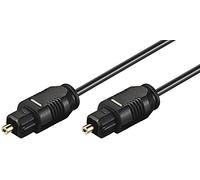 Goobay 51217 Cable óptico/Cable Toslink para sistemas HiFi/Cable de audio óptico para Playstation 5 y Xbox One X/Cable de fibra óptica para barra de sonido y sistema estéreo / 1,5 m
