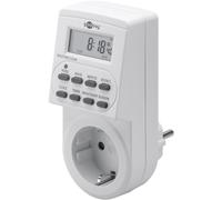 Goobay 51277 contador eléctrico blanco programador eléctrico diario/