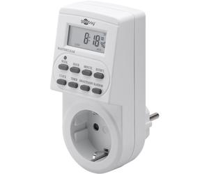 Goobay 51277 contador eléctrico blanco programador eléctrico diario/