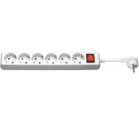 Goobay 51288 regleta con interruptor/regleta múltiple con 6 tomas de