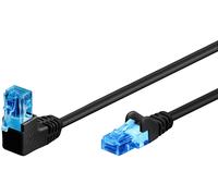 Goobay 51533 cable de red negro, azul 10 m cat6a u/utp (utp)