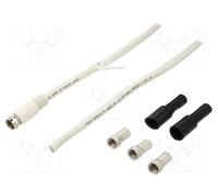 Goobay kks set 100 - 30m cable coaxial tipo f blanco