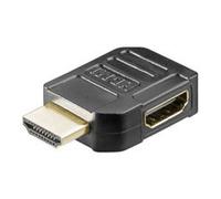 goobay 51724 - Adaptador HDMI, Color Dorado