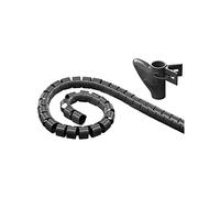 Goobay 51924 - Protector de Cable (Negro, 2,5 m, 20 mm)