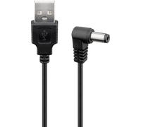 Goobay Cable de Alimentación USB a DC 5V 1m Negro