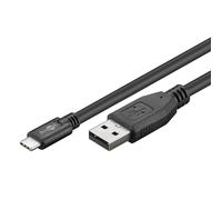 goobay 55469 Sync & Charge High Speed USB-C a USB Un cable de carga 2.0, 3m