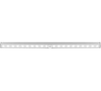 Goobay 55498 Barra de luz LED con detector de movimiento ideal para armarios, cocinas, vitrinas, cajones, pasillos y garajes, 80 lúmenes Blanco