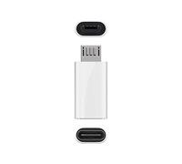 Goobay 55550 Micro-USB/USB-C Adaptador OTG de Alta Velocidad para conectar los Cables de Carga - Convierte la Toma MicroUSB en una Toma USB-C