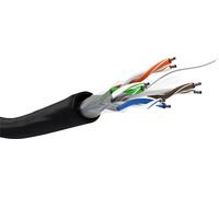 Goobay 57199 cable de red negro 100 m cat6 u/utp (utp)